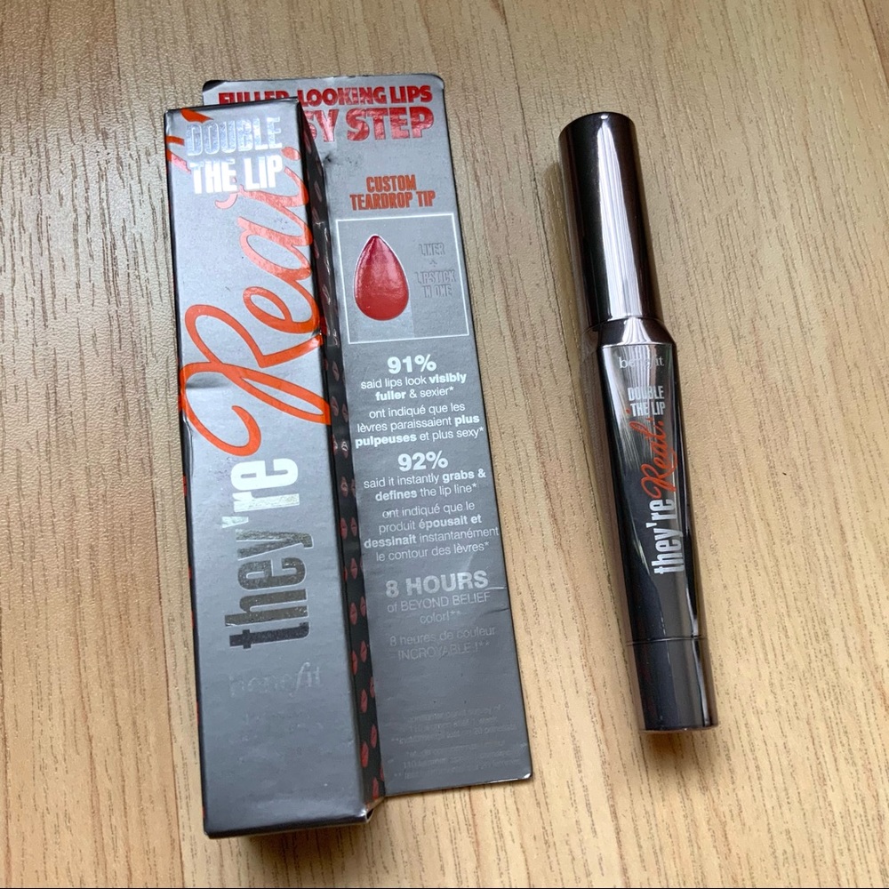 Benefit they're real! lip in Flame Game